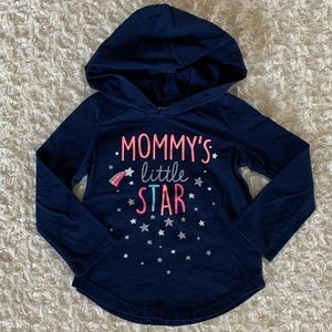 Carter’s ‘mommy’s little star’ hoodie LS shirt